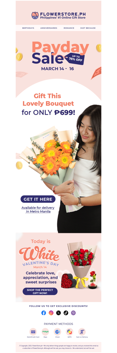 This pretty bouquet for only ₱699? 🥰