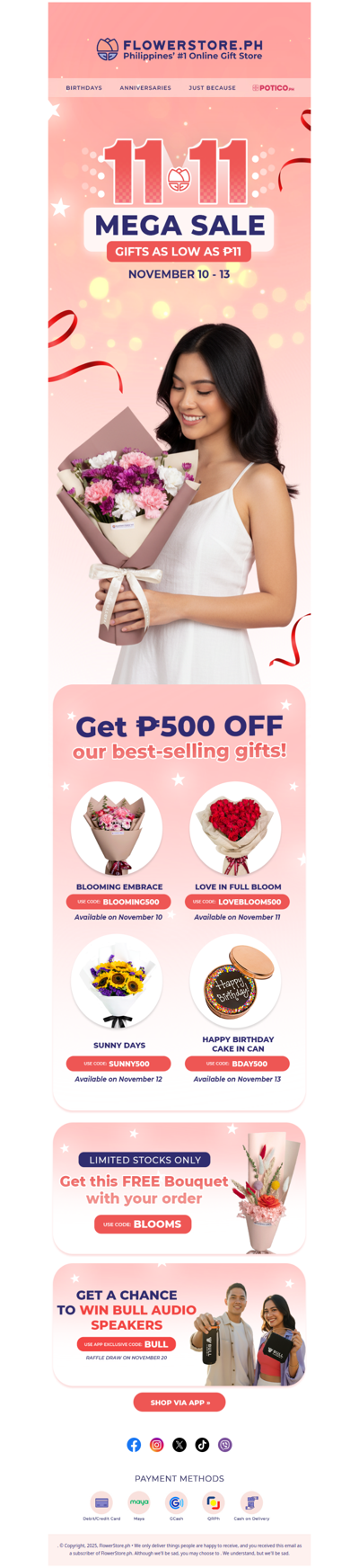 11.11 Mega Sale starts NOW! 🤯