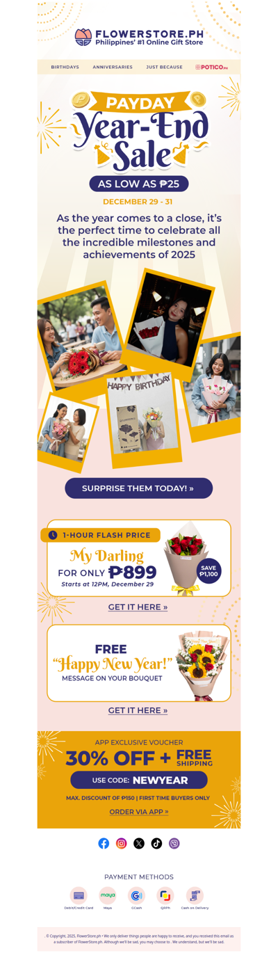 End 2025 on a sweet note 💐