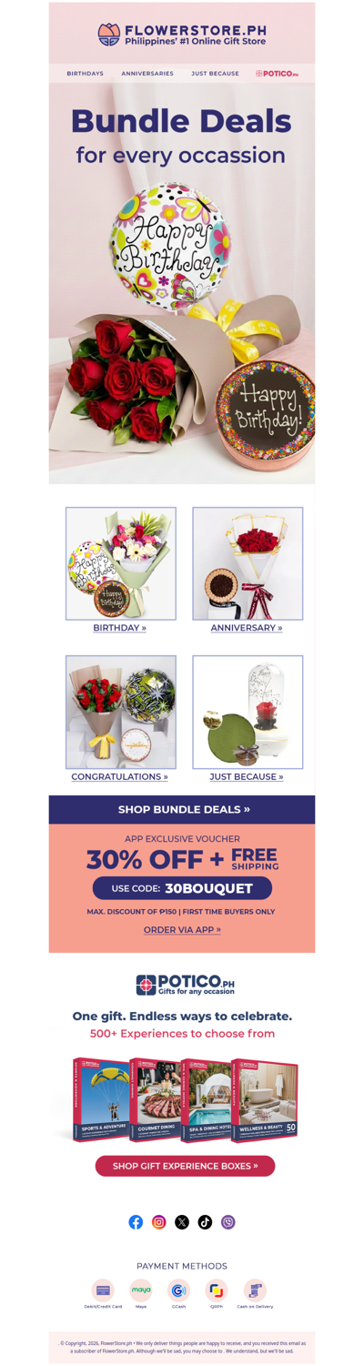 Bundle Deals for every celebration 🎁