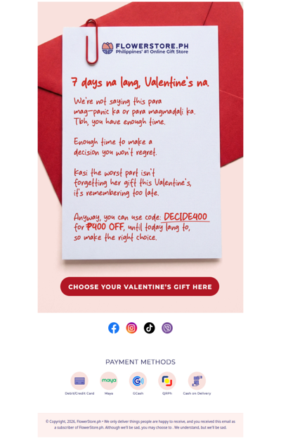 May love letter kami for you!