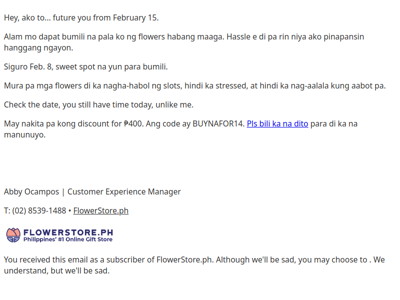 Hello, I'm you from the future 👋