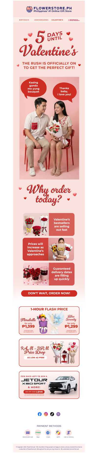 5 days left to get Valentine’s right ❤️