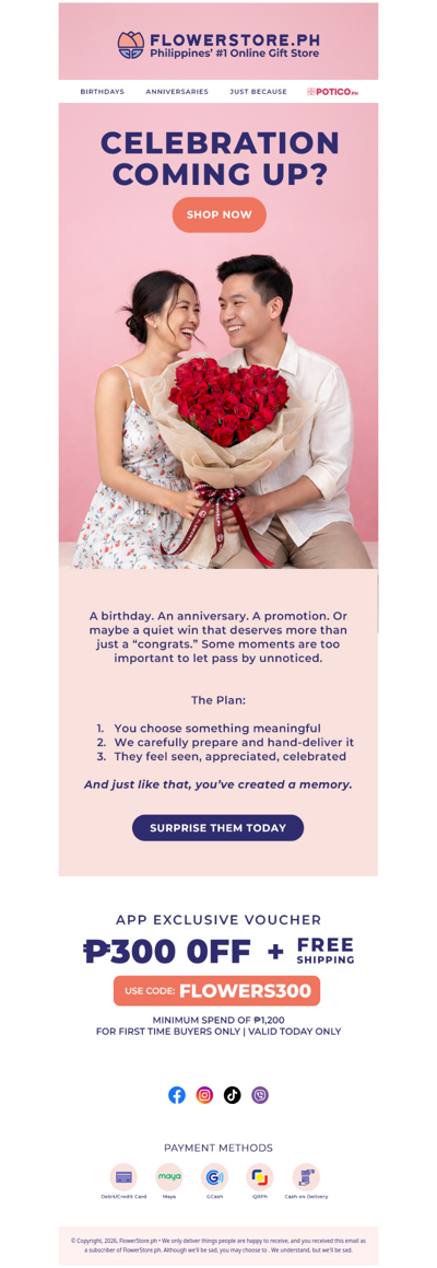 Make Any Day a Celebration 🌹