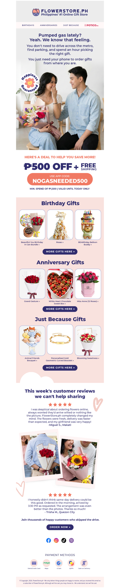 Pumped gas lately? Save on gifts ✨