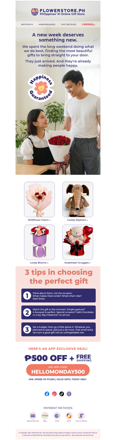 Start your week with something beautiful 😍