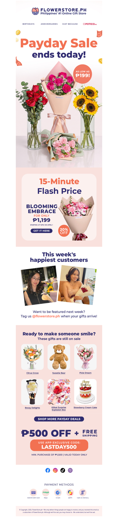 Today's the last chance 💝