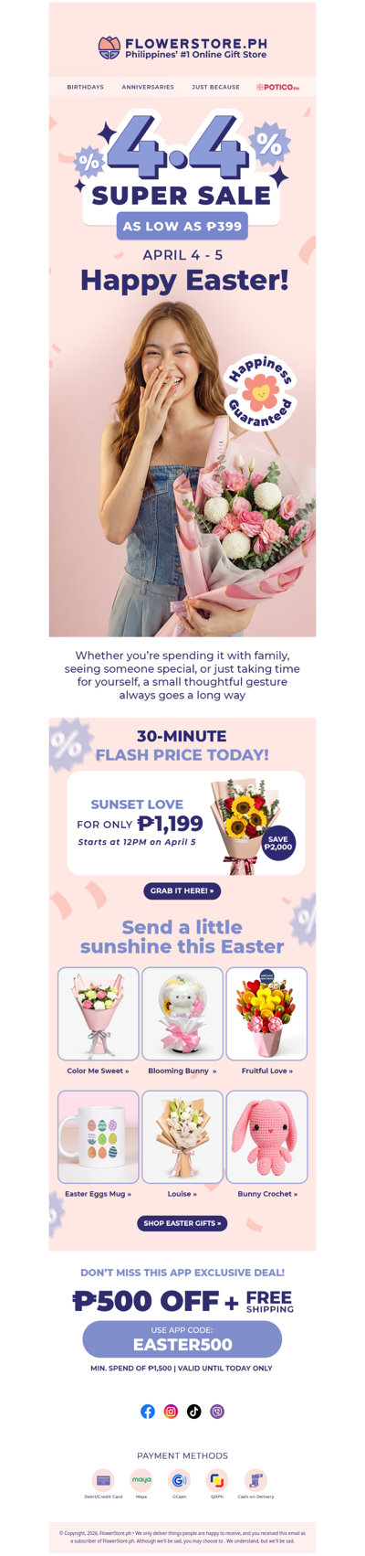 Send a little sunshine this Easter 🌻