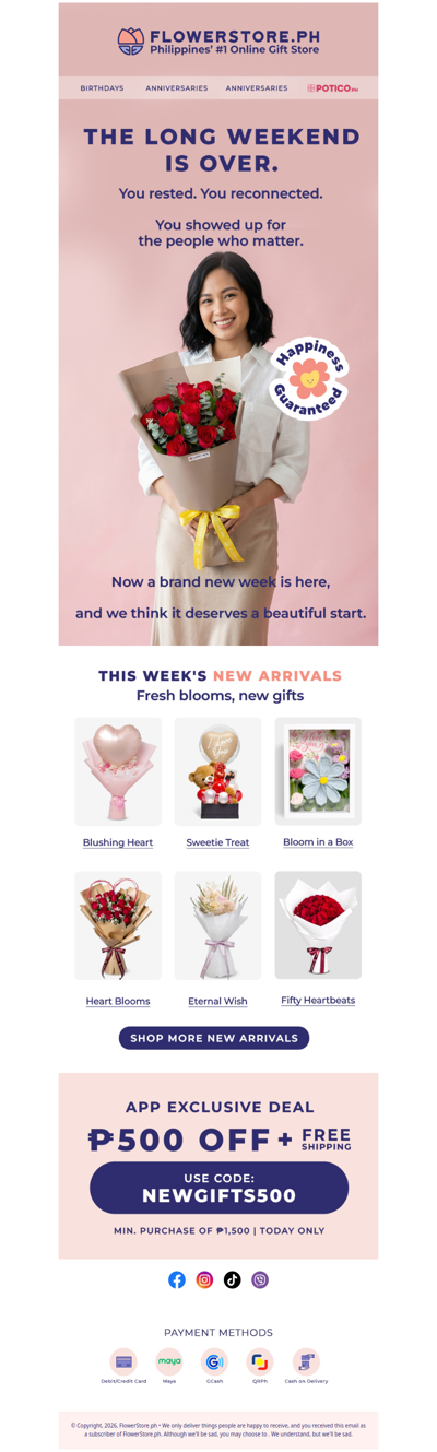 A beautiful start to the week 🌟