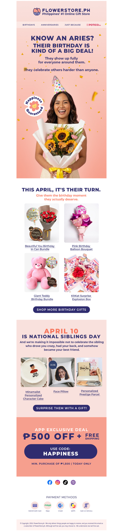 Know an Aries? Their birthday is kind of a big deal 🔥