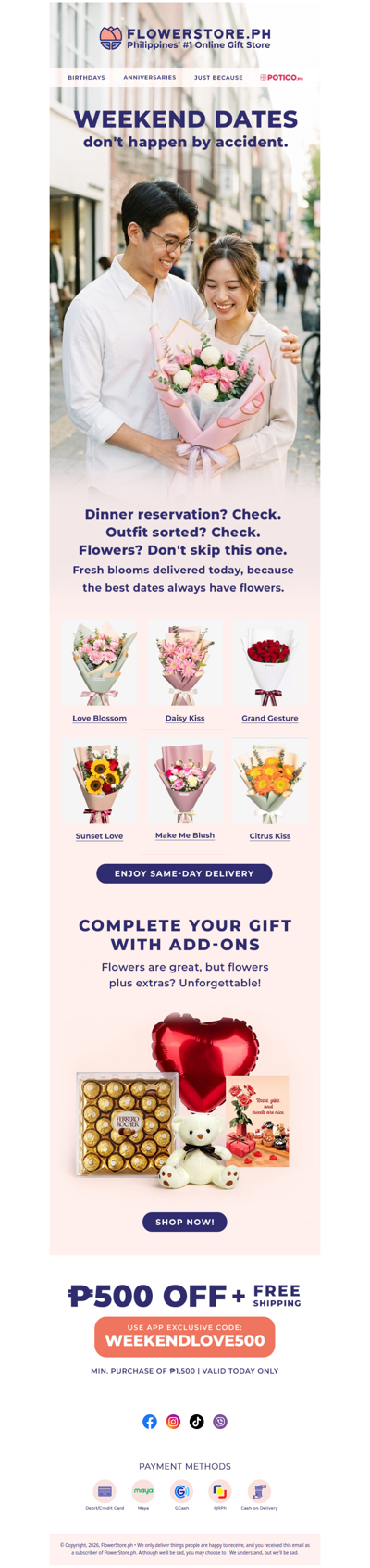 Don't skip the flowers 🌸