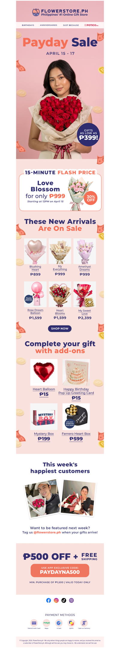 Payday Sale is live 💛