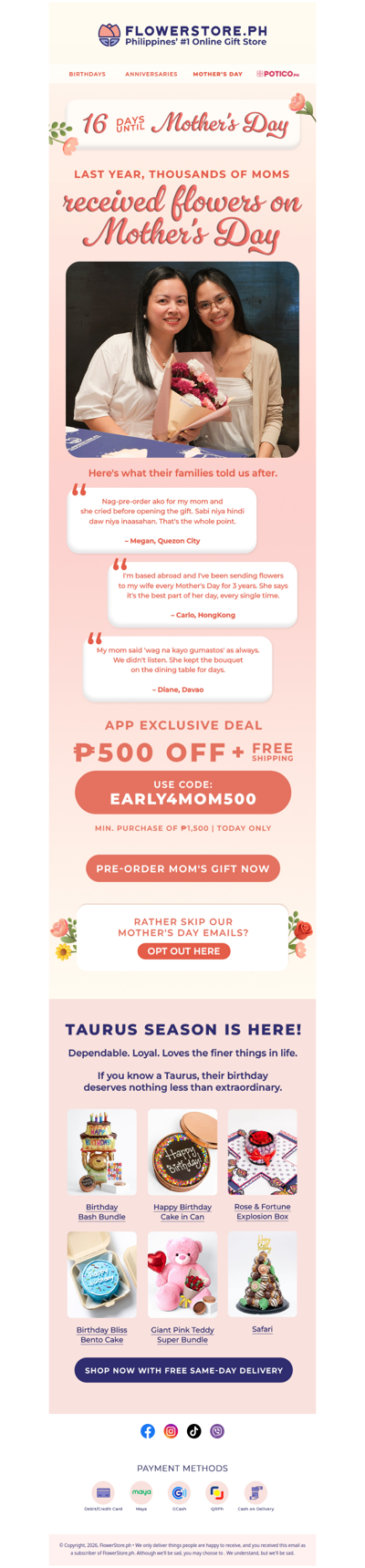 Can you make mom cry happy tears this May 10? 🥹