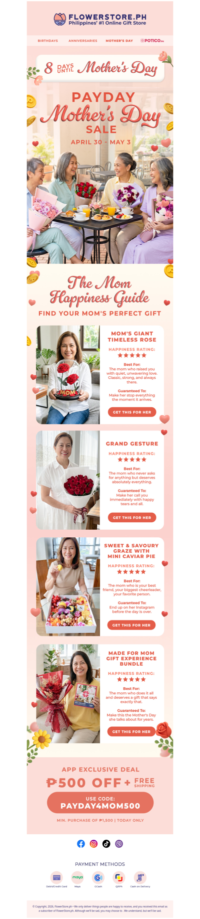 Find mom's perfect gift in 30 seconds 🌷