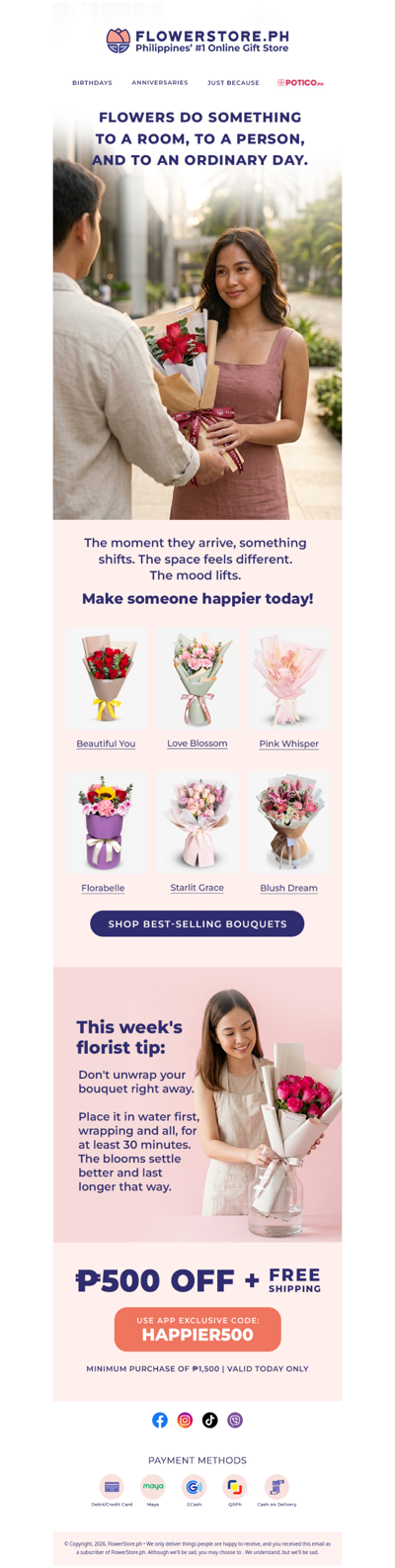One bouquet can change someone's entire day ☀️