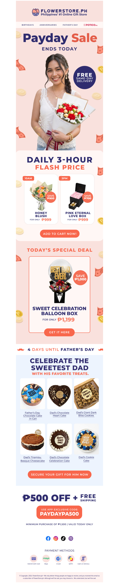Tonight it's over — grab your Payday deals now ⚡