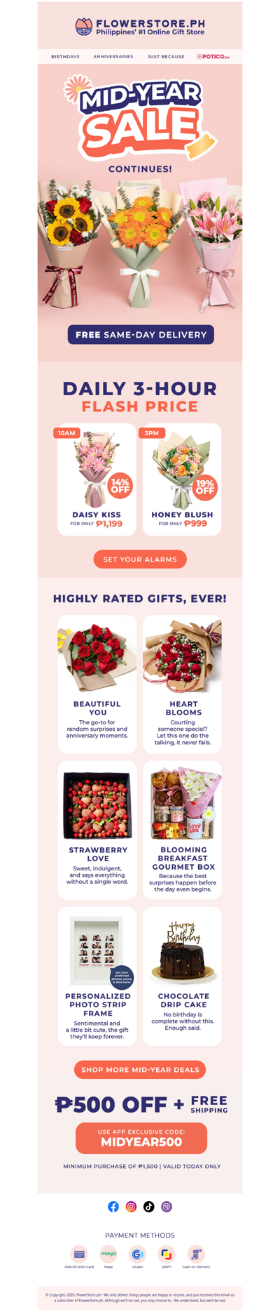 The gifts that never fail — Mid-Year Sale is still live 👌