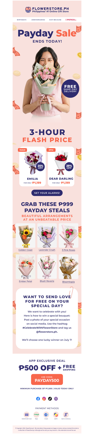 Tonight it's over — grab your Payday Sale deals now 🔥