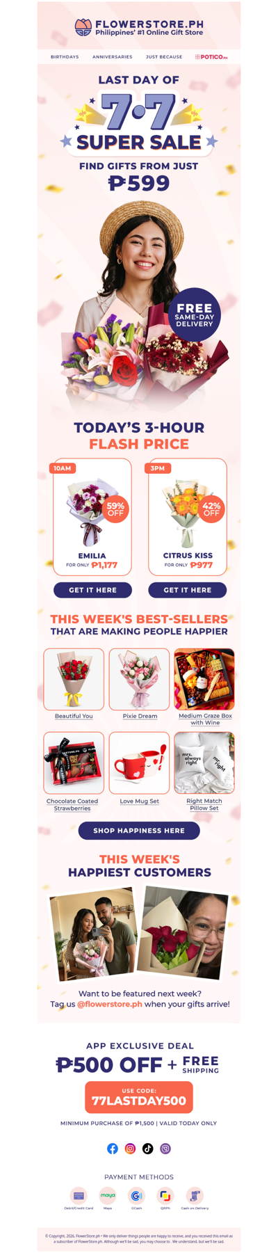 59% off today only — 7.7 Super Sale ends tonight 😍