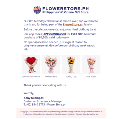 Before our birthday week ends — a final treat just for you 💛