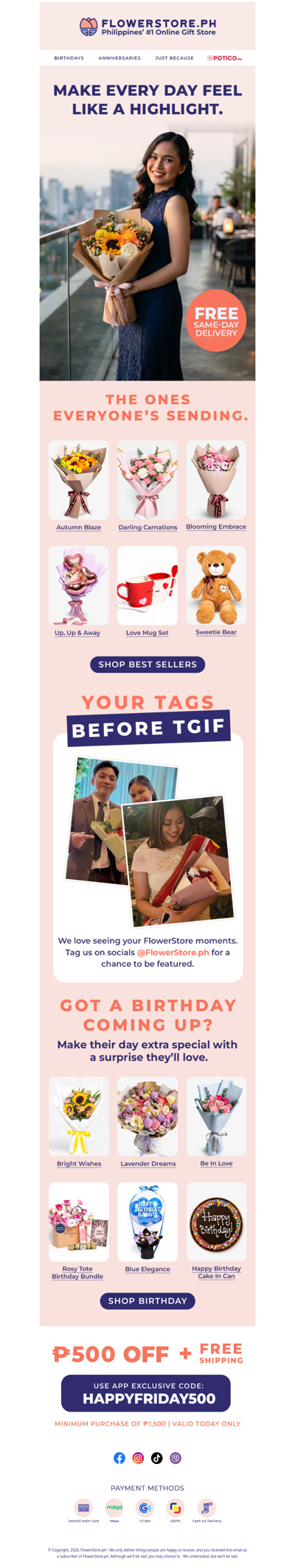 TGIF — make today someone's highlight 😎