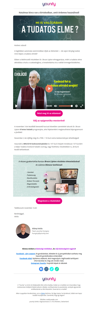 A Tudatos Elméd ajándéka