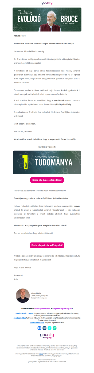 1. nap - Köszöntünk a Mesterkurzuson!