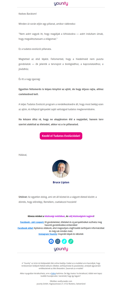 Itt van életed fordulópontja, sdasd