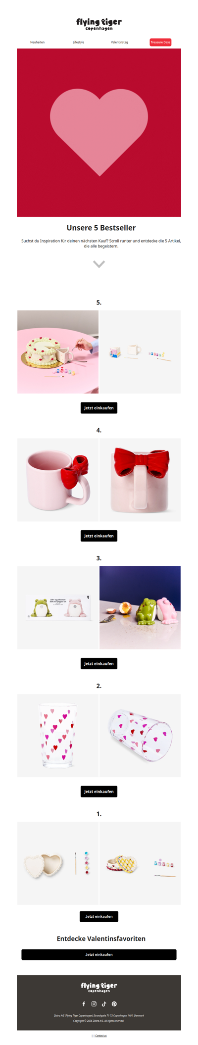 Schau dir unsere Top 5 Bestseller an 🤩🚨