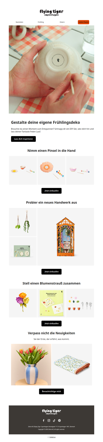 Lass dich vom Frühling inspirieren 🌷🎨