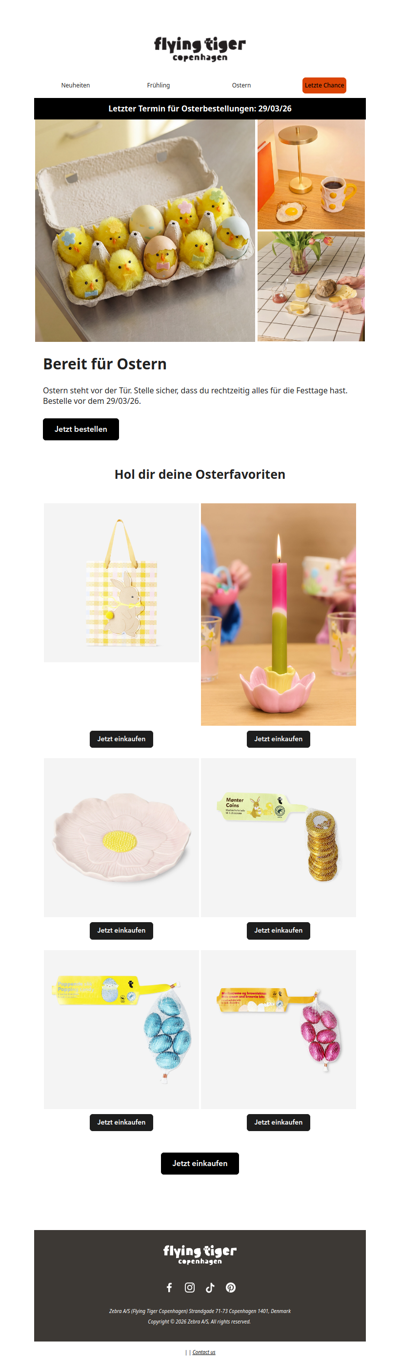 Das ist kein Drill: Letzte Chance für Osterbestellungen 🚨🐣