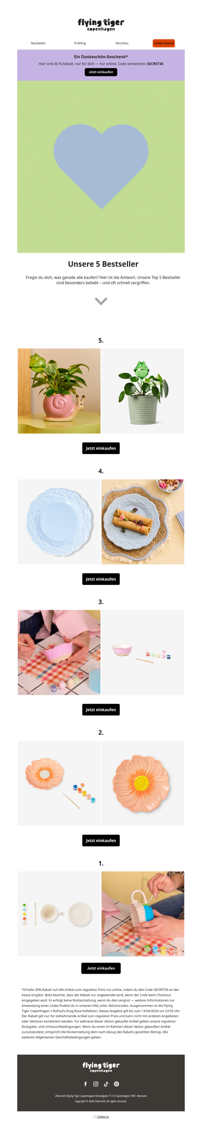 Hier sind die Bestseller des Frühlings 🌼🌷