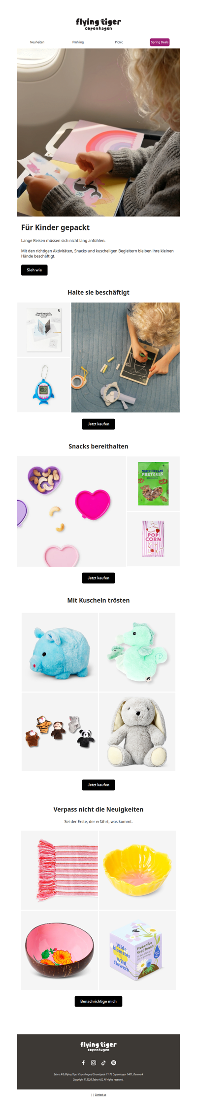 Halte deine kleinen Abenteurer von Anfang bis Ende glücklich ✈️🎒