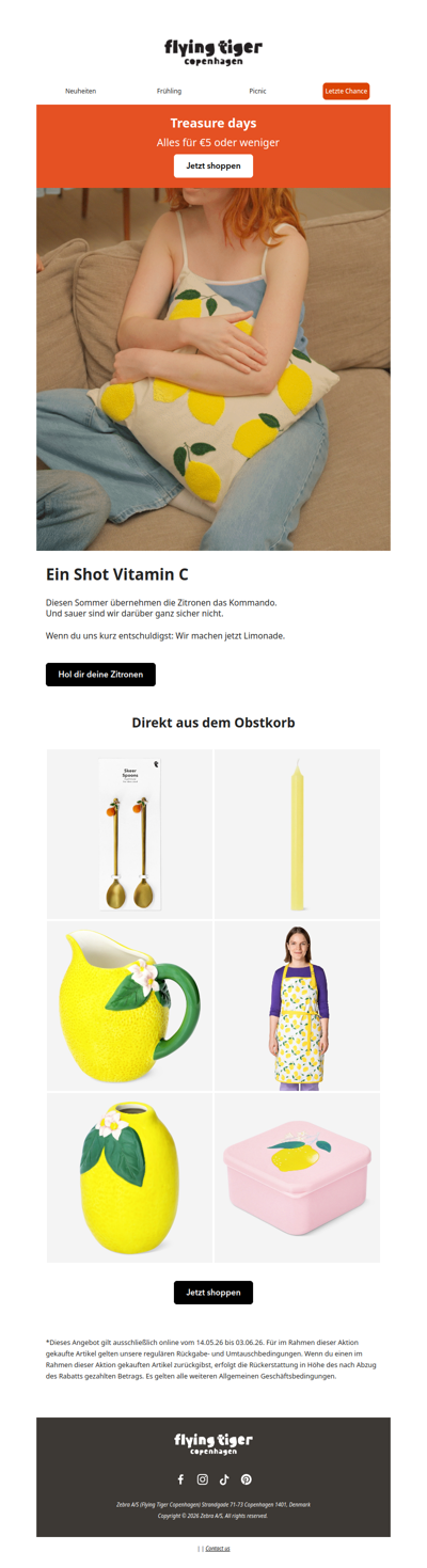 Ein frischer Spritzer …