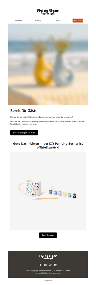 ​ ​ Seien Sie die Ersten am Sommertisch 🌞🍽️​ ​