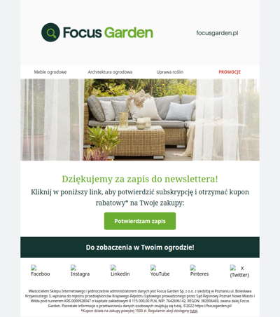 Potwierdź zapis do newslettera i odbierz swój rabat🎯