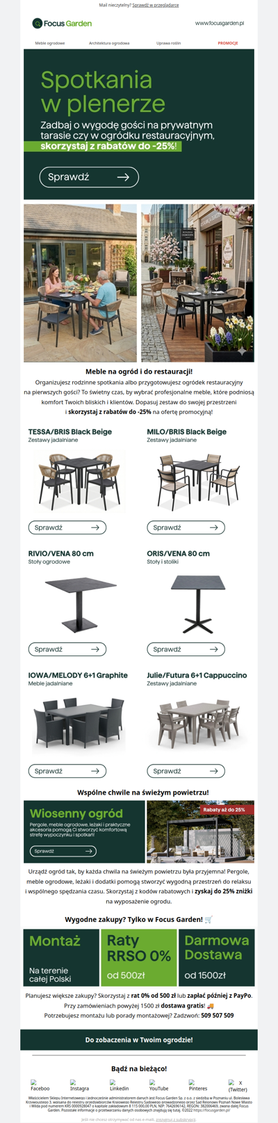 ✨Rabaty aż do 25% na meble jadalniane!
