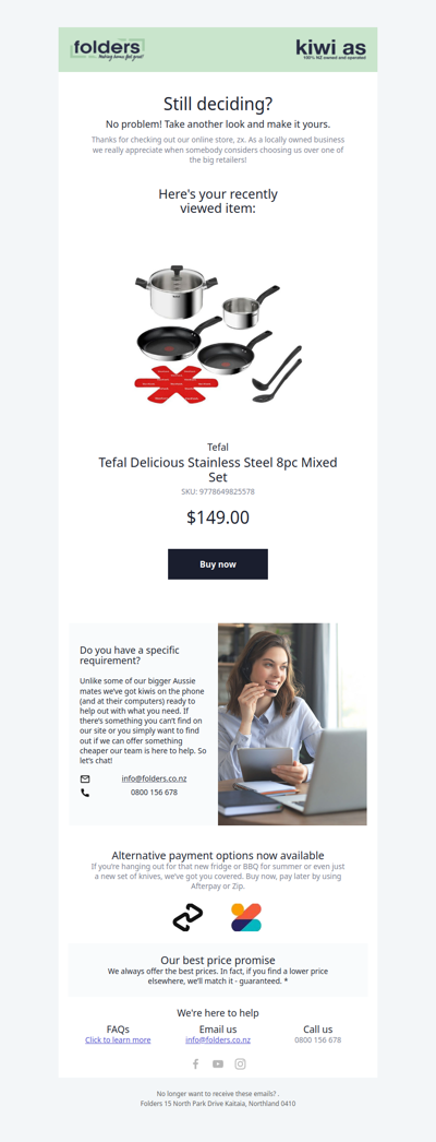 Looks like you had your eye on something ...