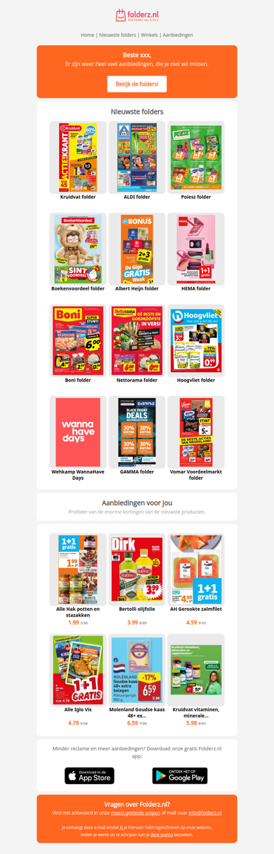 Nieuwe folders week 45