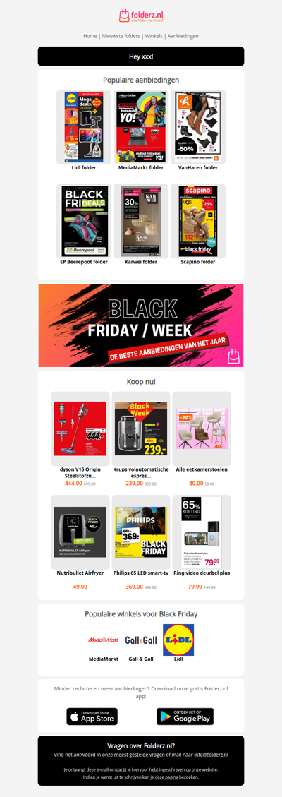 Black Friday is begonnen! 🖤