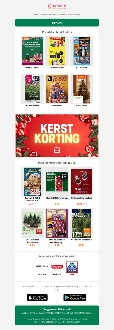 Ho Ho Hoge Kortingen! 🎄