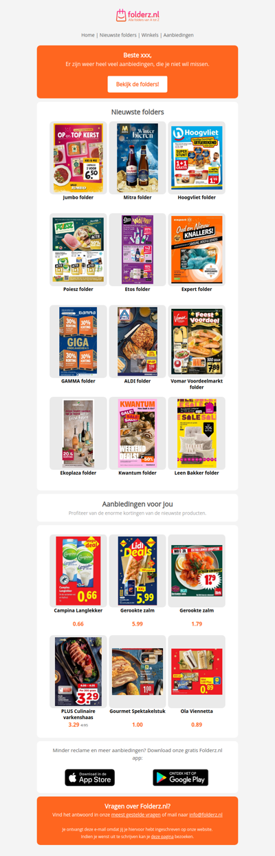 Nieuwe folders week 52