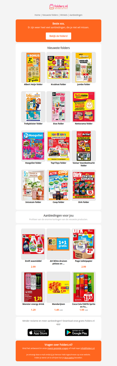 Nieuwe folders week 09