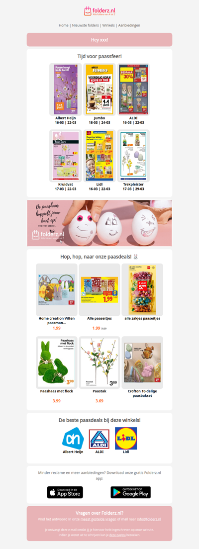 Pasen komt eraan! 🐰