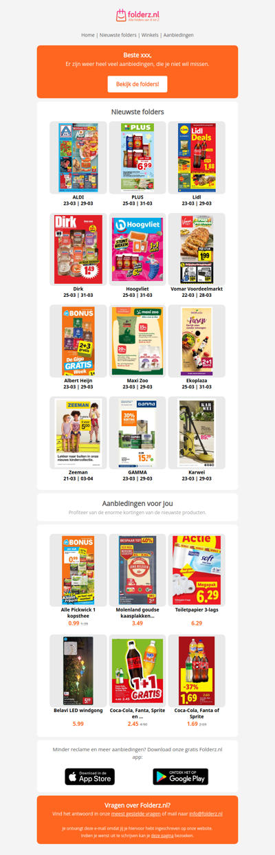 Nieuwe folders week 13