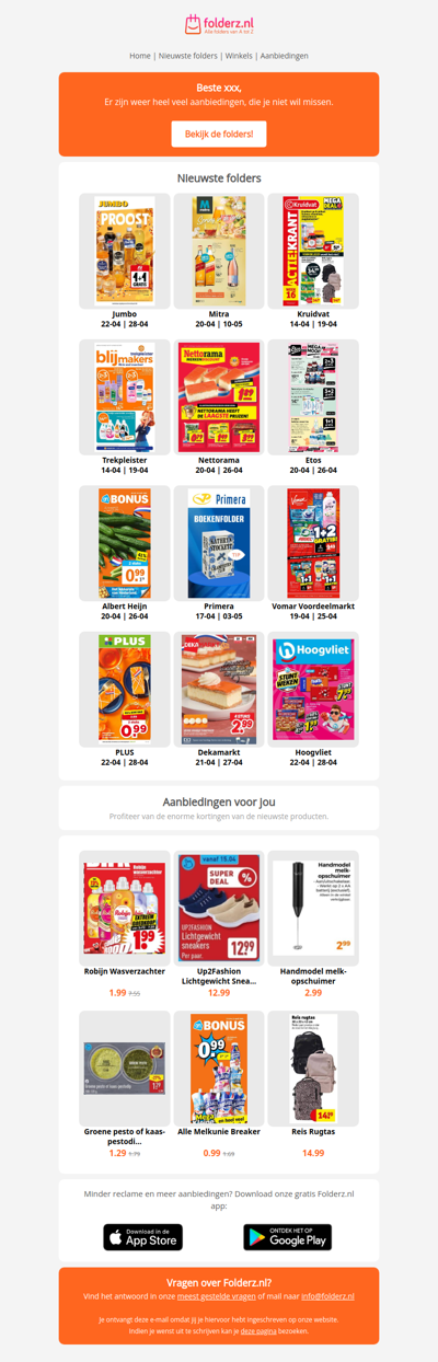 Nieuwe folders week 17