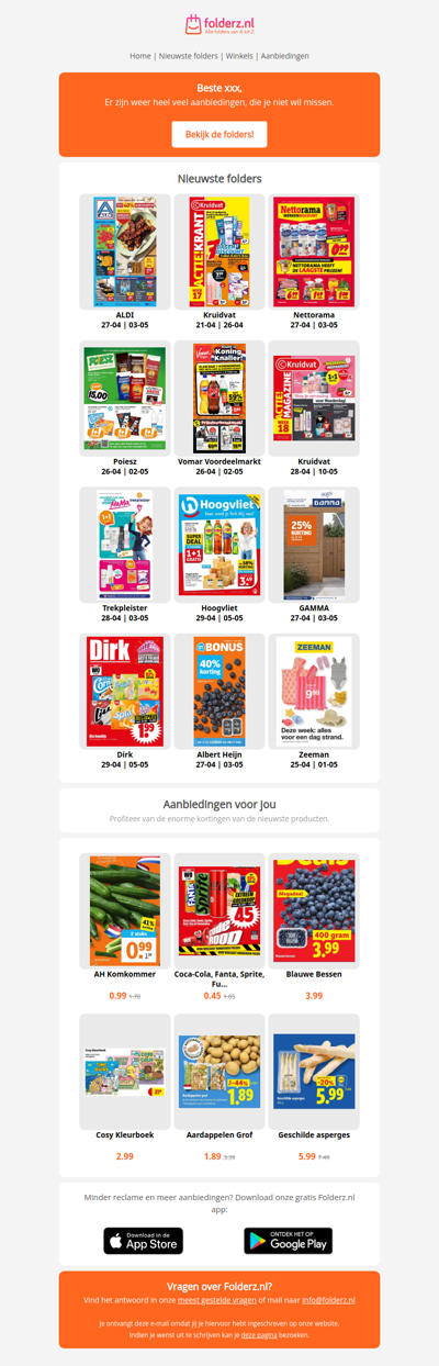 Nieuwe folders week 18