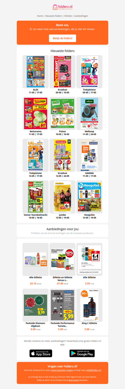 Nieuwe folders week 20