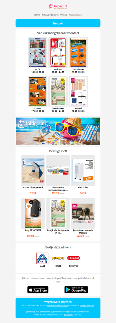 Vakantiegeld deals
