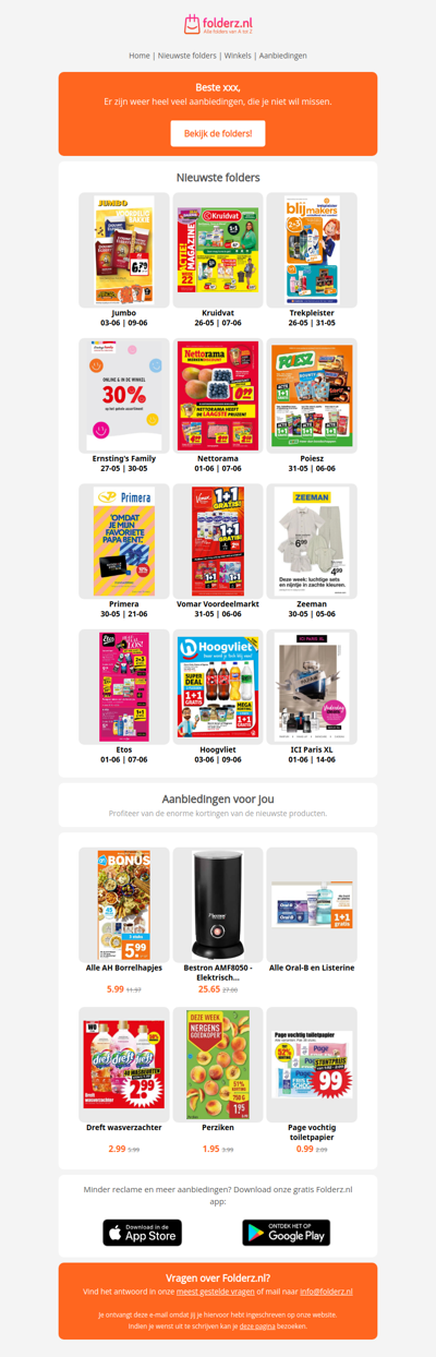 Nieuwe folders week 23